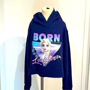 Justice frozen cropped sweatshirt